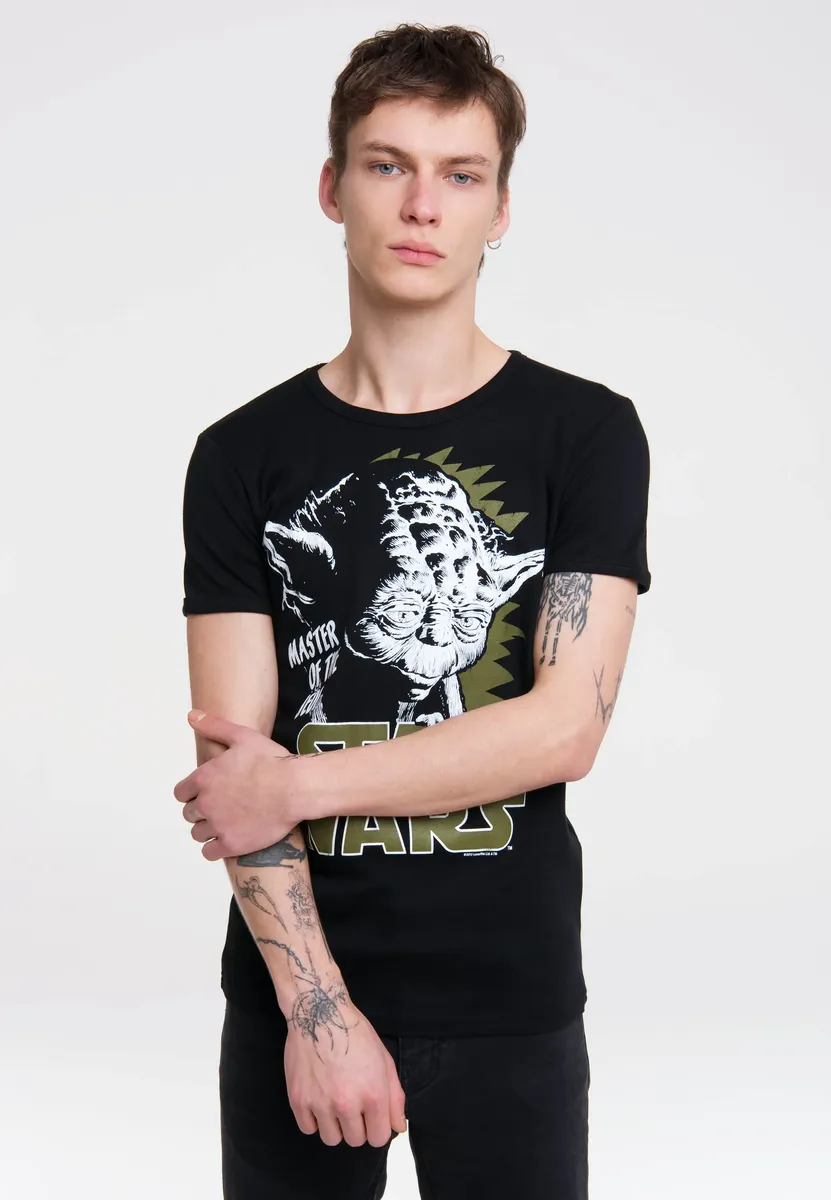 

Logoshirt Футболка "Йода" с классным принтом, черный