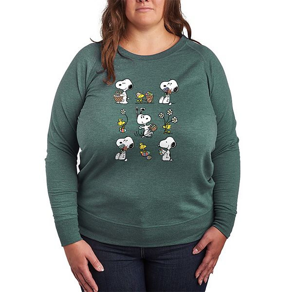 

Футболка с длинным рукавом French Terry с принтом Snoopy & Woodstock и пасхальными яйцами Plus size Licensed Character, Коричневый, Футболка с длинным рукавом French Terry с принтом Snoopy & Woodstock и пасхальными яйцами Plus size Licensed Character