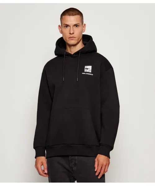 

Толстовка Loose fit Karl Lagerfeld, черный