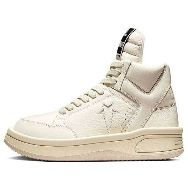 

Кроссовки rick owens x turbowpn mid 'egret' Converse, белый