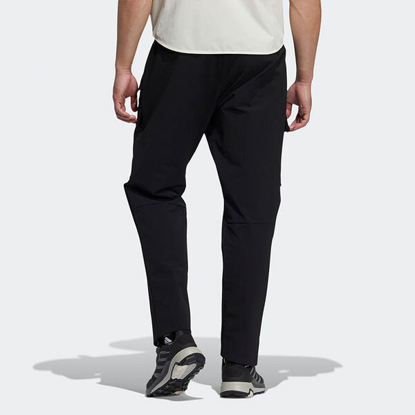 Спортивные штаны Men's adidas Utl Cargo Pants Solid Color Outdoor Multiple Pockets Sports Pants/Trousers/Joggers Black, мультиколор — фото 4