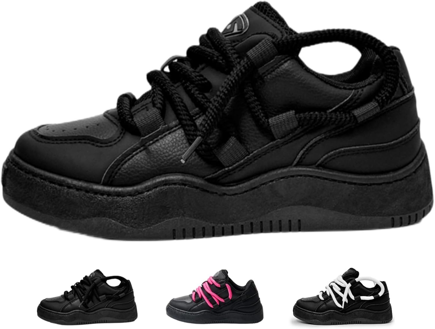 

Модные ретро массивные кроссовки для женщин и мужчин, стильная платформа, удобные повседневные кроссовки для ходьбы, кроссовки Macefil, черный