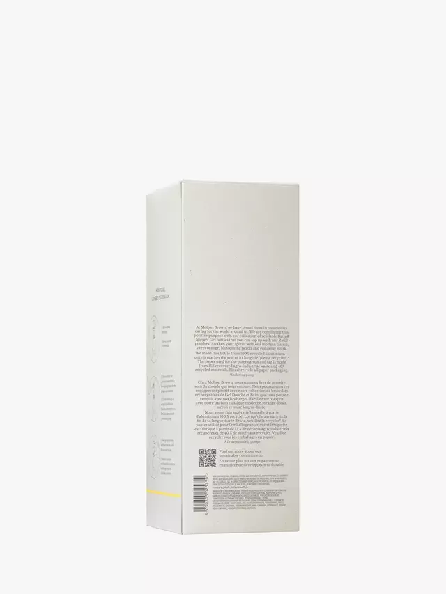Гель для душа и ванны Heavenly Orange & Bergamot, Infinite Bottle, 400 мл Molton Brown — фото 3