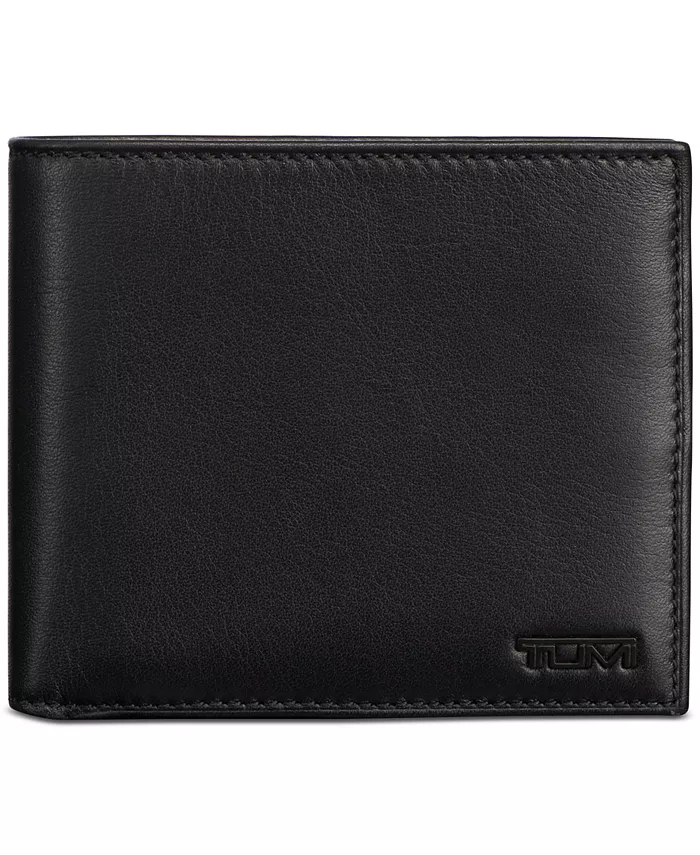 

Мужской паспортный кошелек Global Nappa Leather Bifold Passcase TUMI, черный