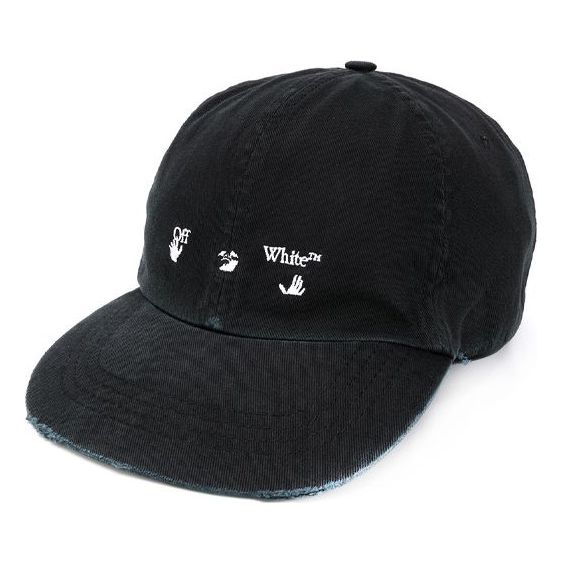 

Бейсболка Off-White Logo Baseball Cap 'Black', черный