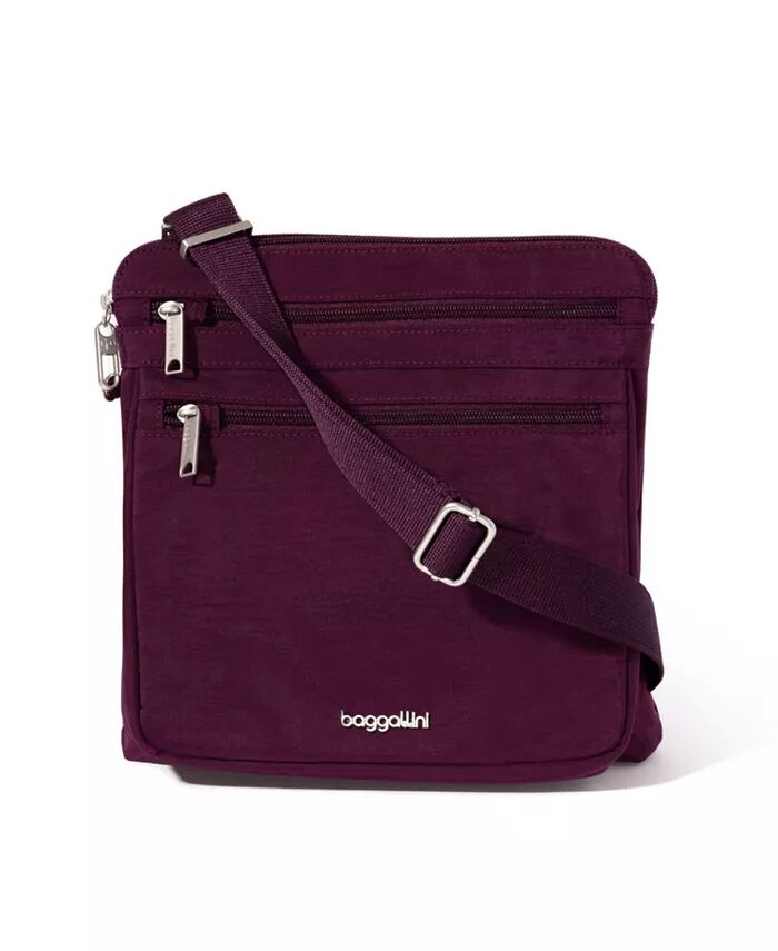 

Большая сумка через плечо Baggillini Securtex Anti-Theft Baggallini, фиолетовый