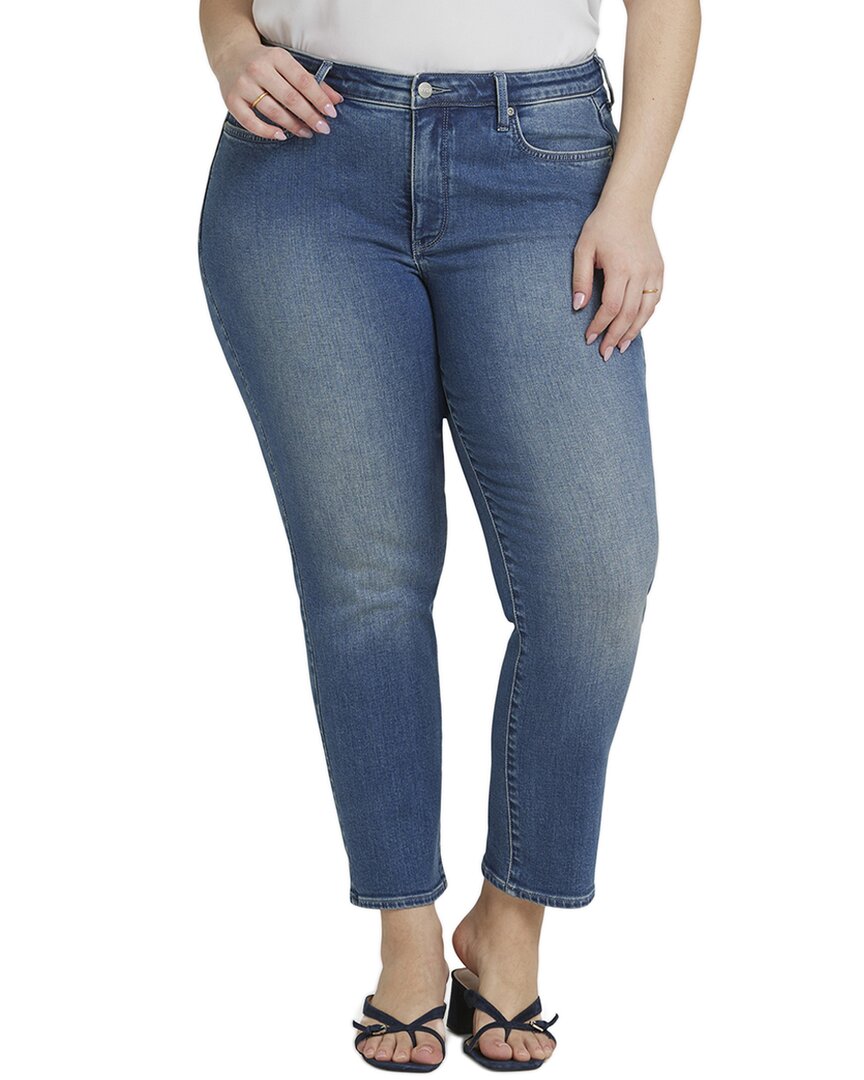 

Джинсы NYDJ Plus Sheri Clean Horizon Ankle Crop, синий