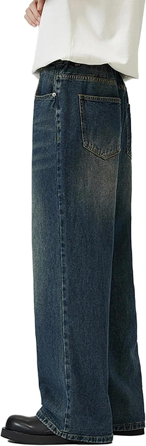 Джинсы широкие Y2k Skater, Retro Blue — фото 4