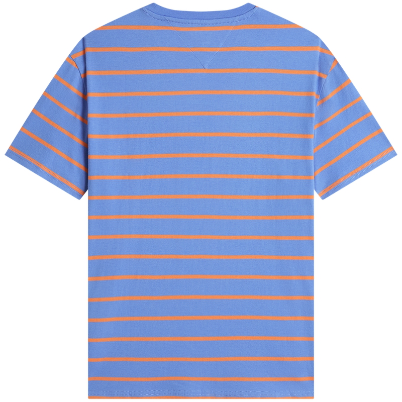 Футболка мужская Crew Neck Moderate Tommy Hilfiger, зеленый белый stripes l5y — фото 3