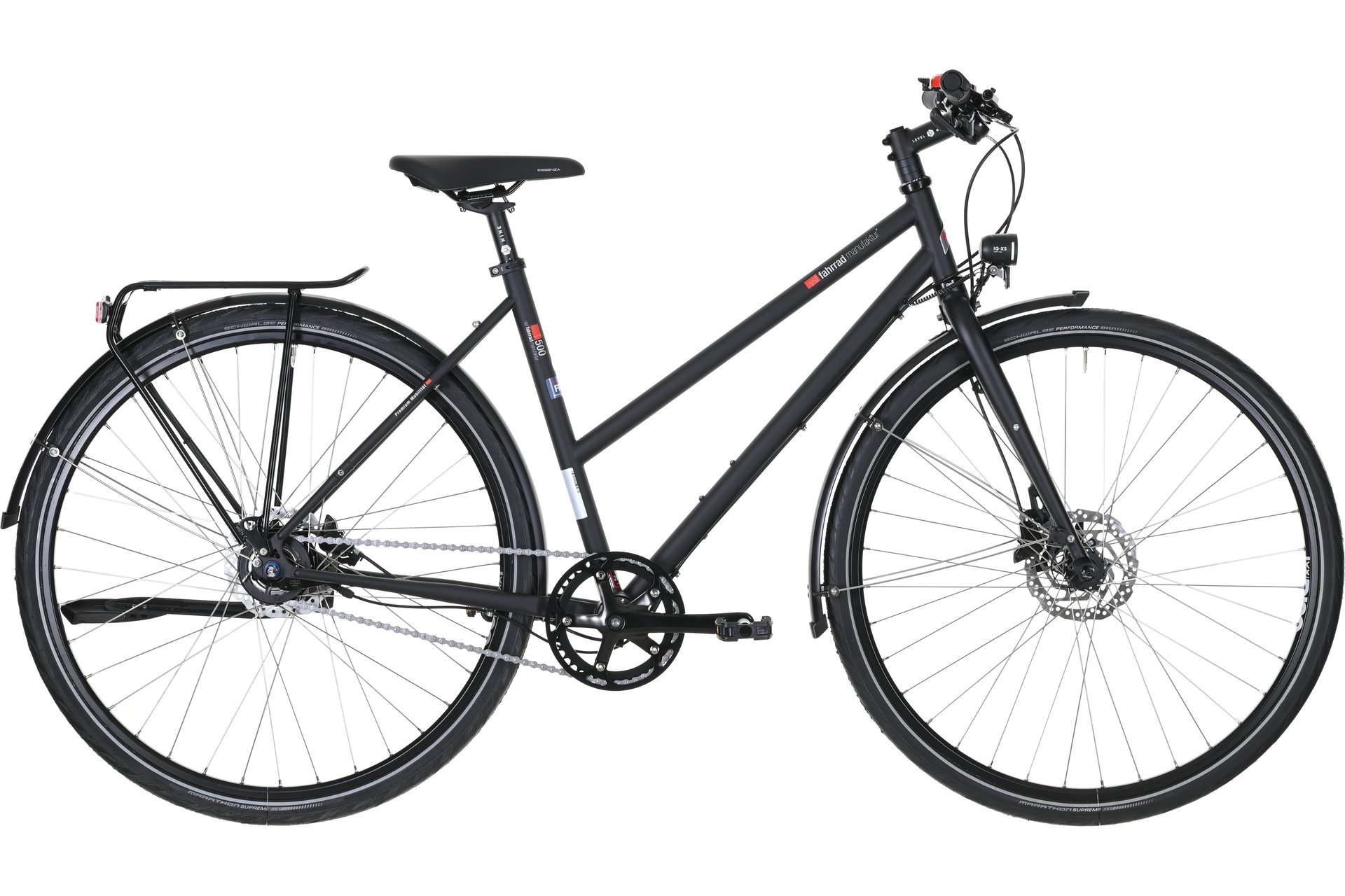 

Городской велосипед Vsf Fahrradmanufaktur T-500 alfine - 28 дюймов - trapez - 2026, schwarz | ebony matt