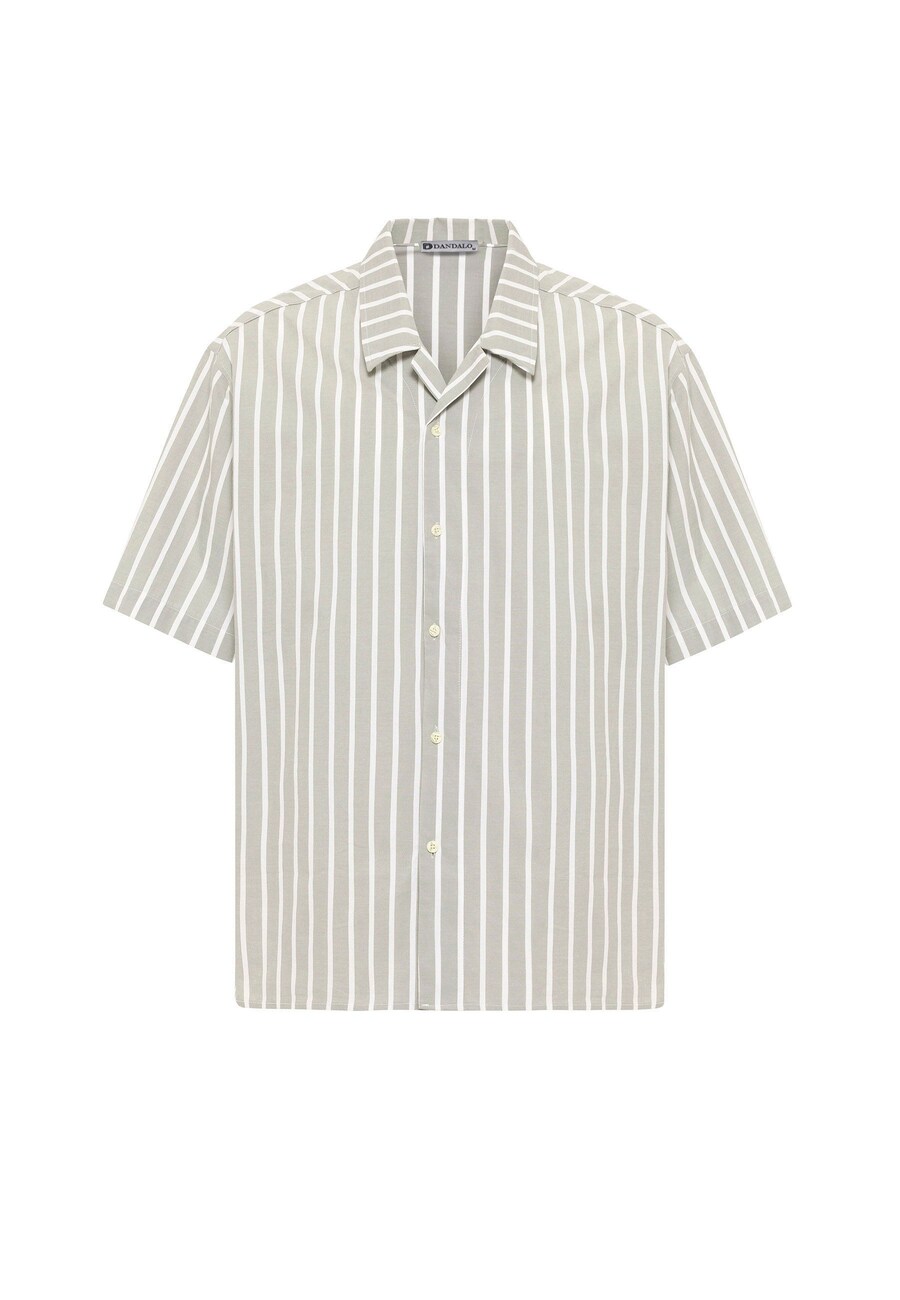 

Рубашка на пуговицах классического кроя Dandalo, хаки