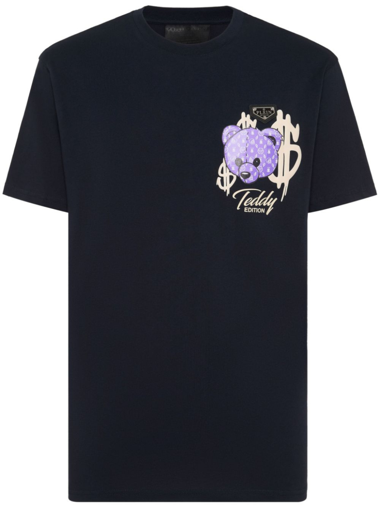 

Футболка с плюшевым мишкой Philipp Plein, синий