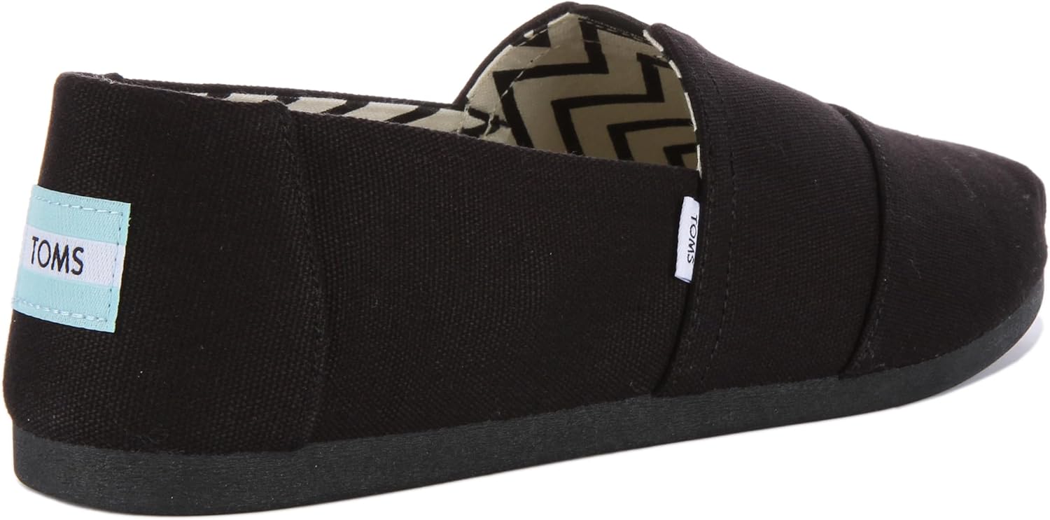 Женские эспадрильи TOMS Alpargata с веревочной подошвой, черный — фото 4