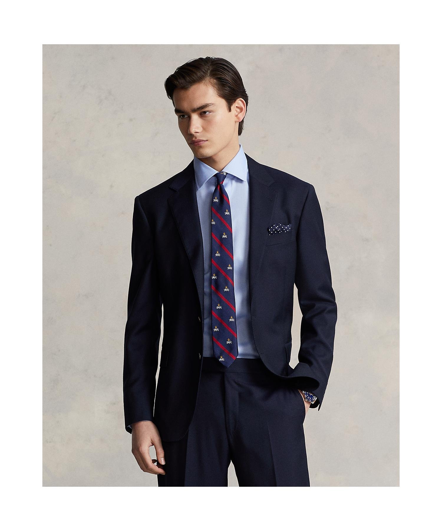 Рубашка Добби классического кроя Regent Polo Ralph Lauren, 400 Blue