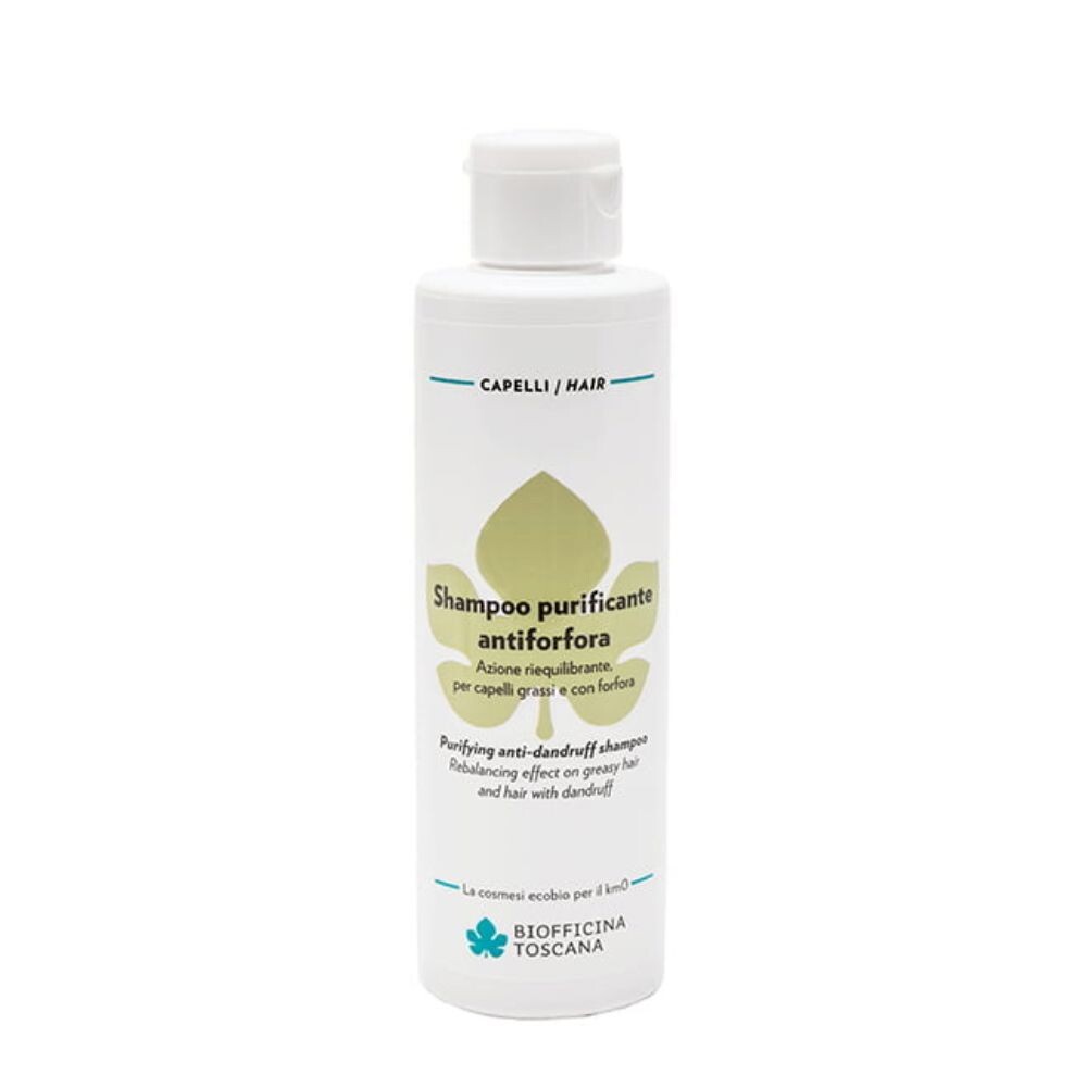 

Очищающий шампунь Shampoo Purificante Antiforfora Biofficina Toscana, 200 мл