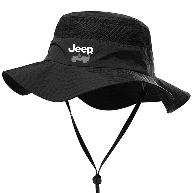 

Шляпа от солнца из полиамидного волокна Unisex Jeep, черный