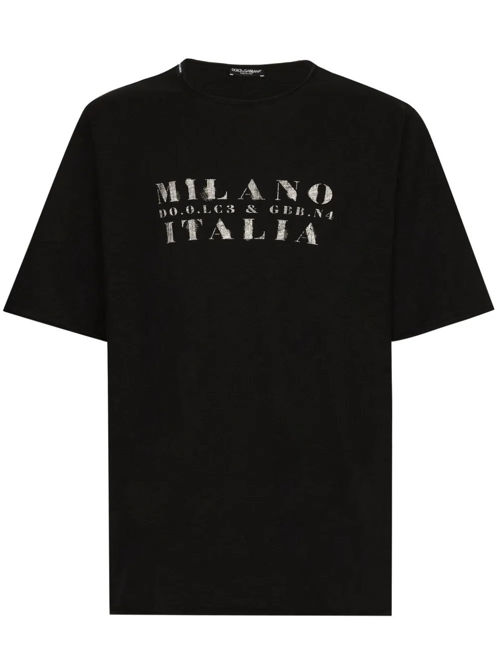 

Футболка с логотипом DOLCE & GABBANA, черный