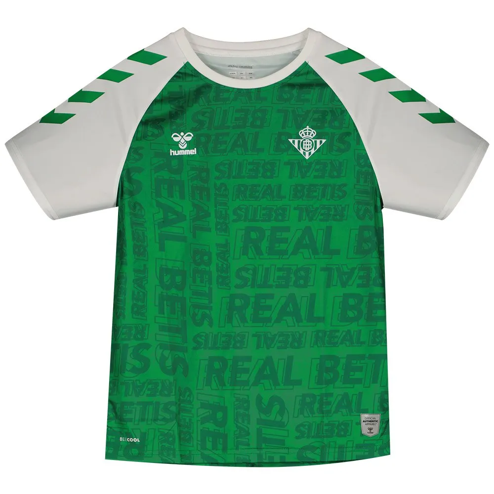 

Футболка с коротким рукавом Hummel Real Betis 23/24 pre match junior, зеленый