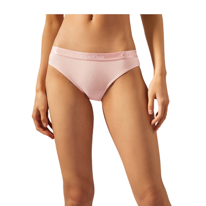 CALVIN KLEIN Женские Трусы 3 Штуки, Q7Z-Космический Черный/Светло-Серый/Нежно-Розовый — фото 2