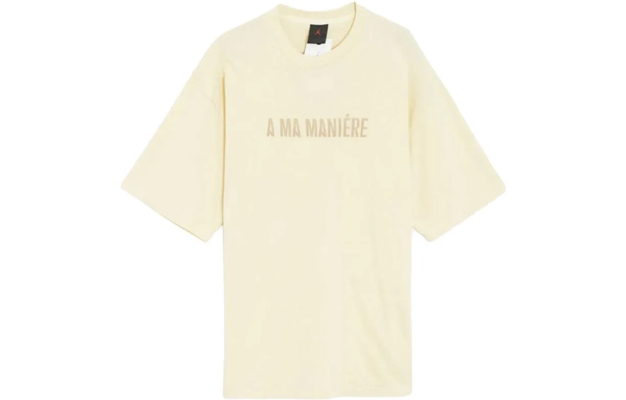 Футболка A Ma Maniere S/S Asia Sizing Jordan, Coconut Milk White