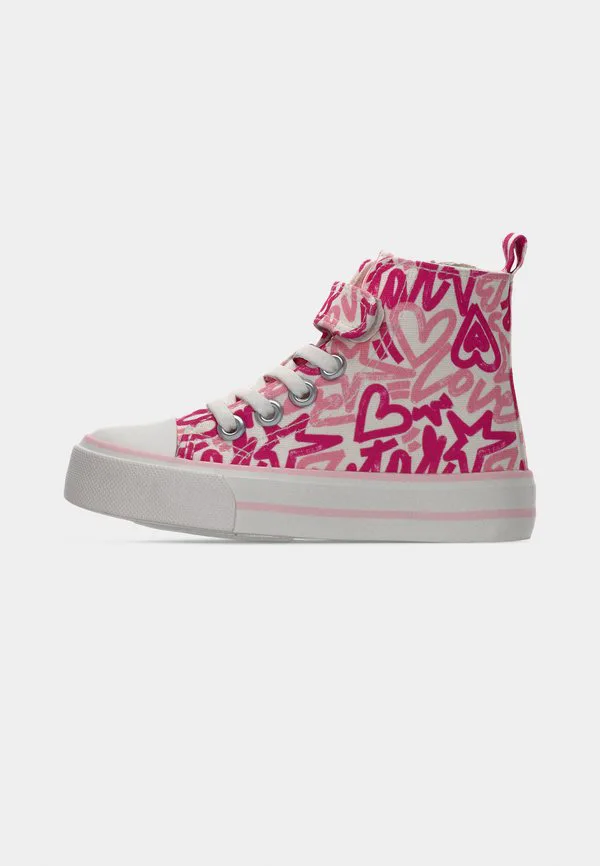 Высокие кроссовки Friboo, Pink — фото 2