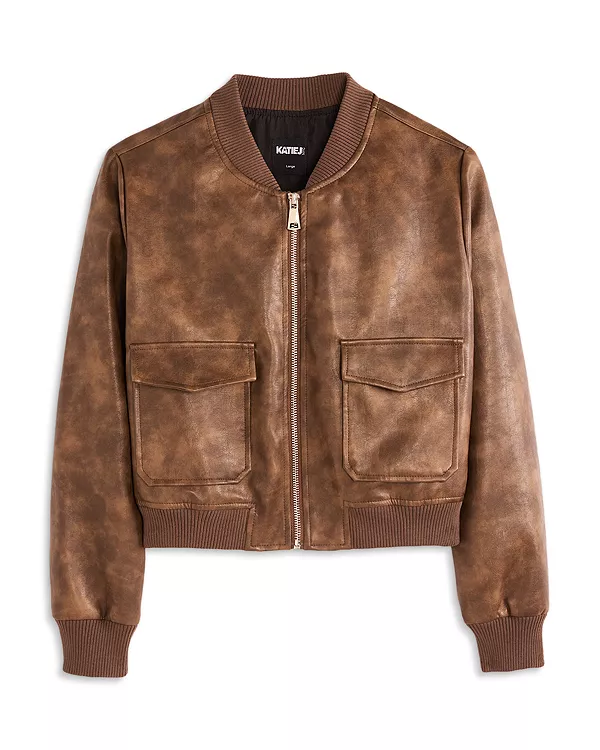 

Детская куртка-бомбер Maverick для девочек (подростковая) Katiejnyc, коричневый