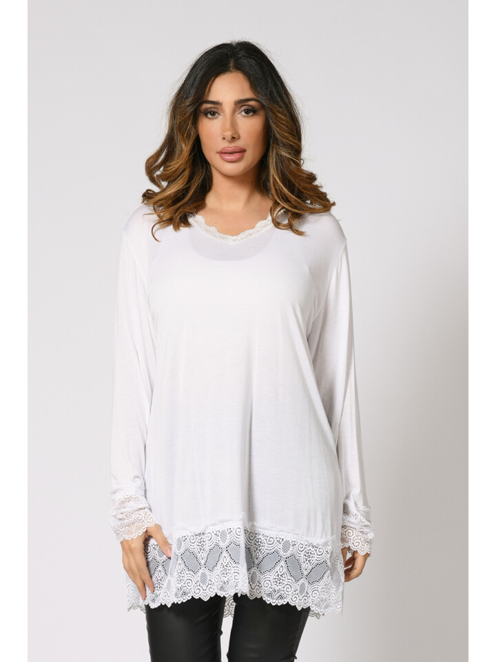 

Лонгслив Plus Size Company Floreal, белый