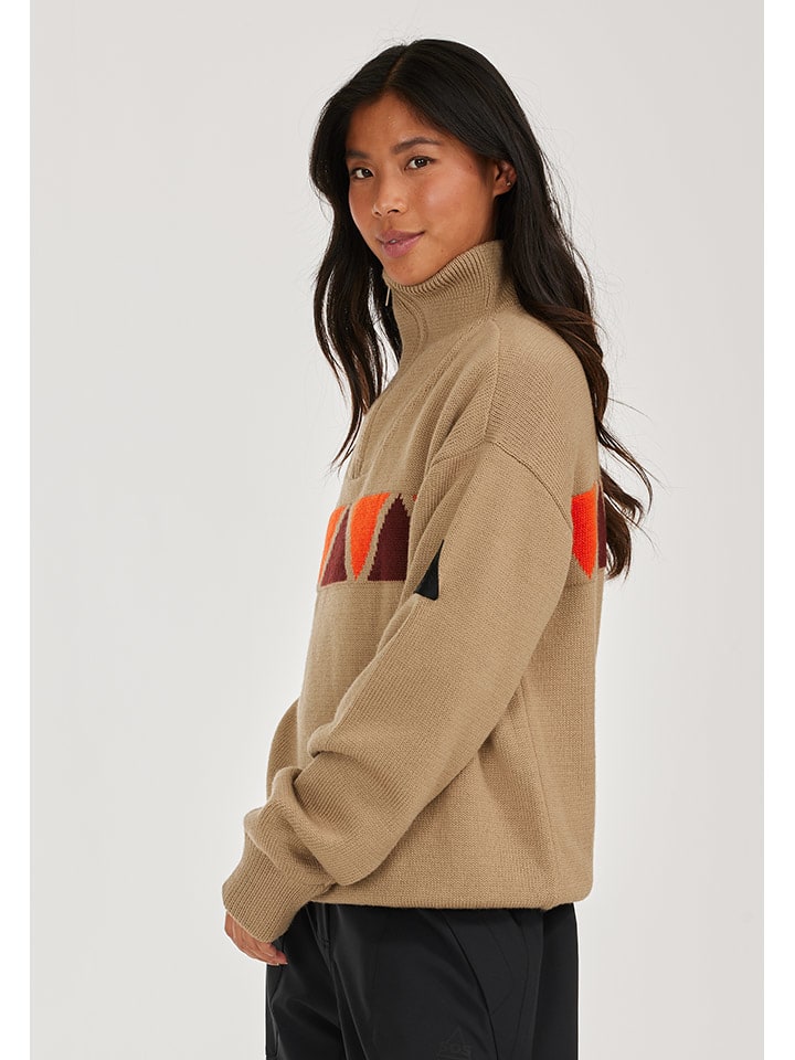 

SOS Флисовый свитер "Aboda" светло-коричневого цвета