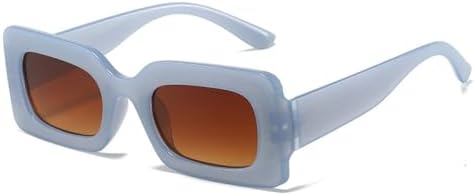 

2026 Классические винтажные солнцезащитные очки для женщин, модная прямоугольная оправа, яркие цвета, очки для активного отдыха и путешествий, защита от ультрафиолета UV400 MTZJH, C4