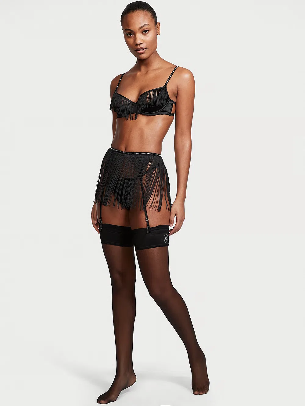 Женские чулки Victoria's Secret, черный