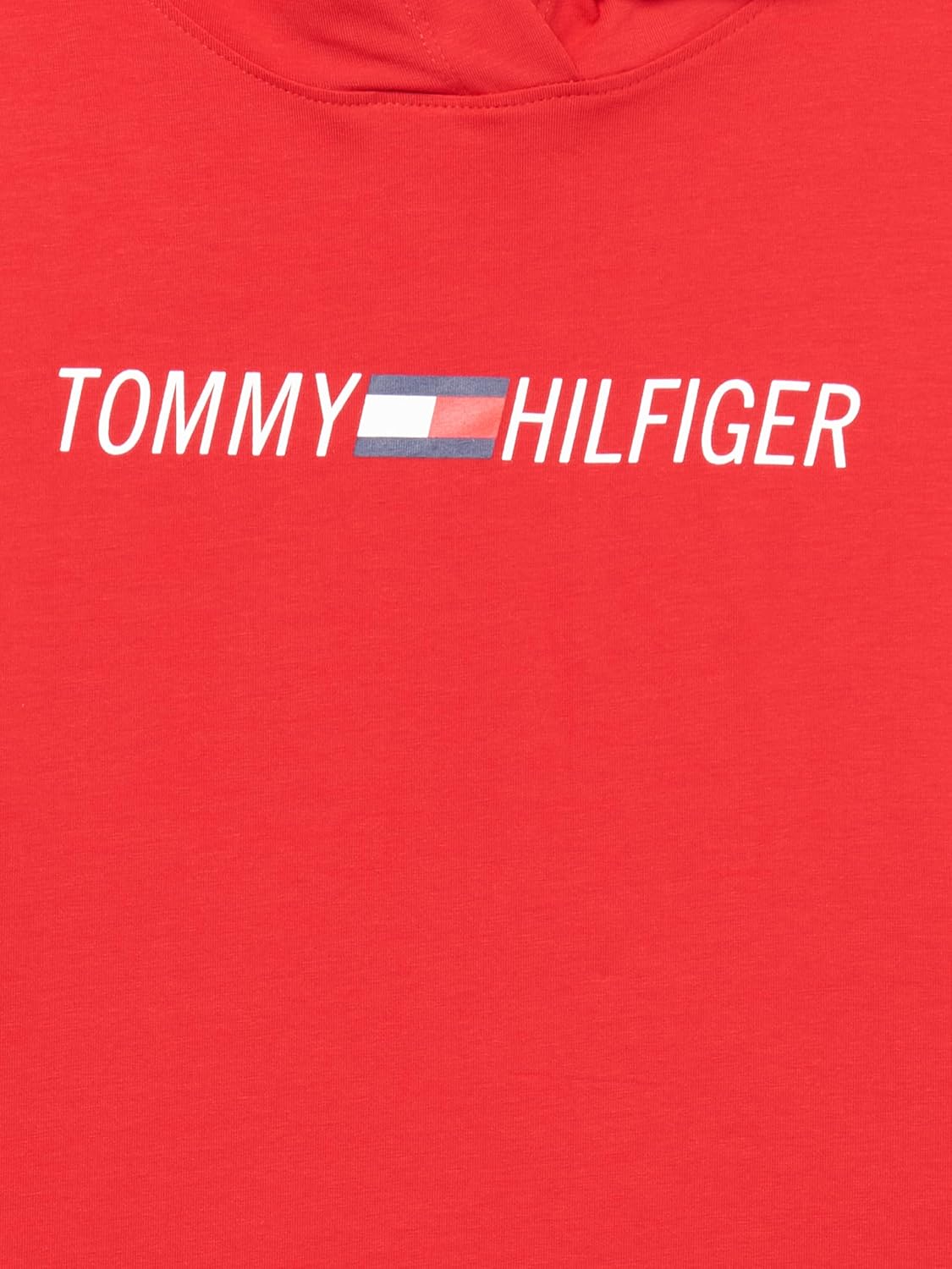 Худи Tommy Hilfiger Lightweight Logo, красный — фото 2