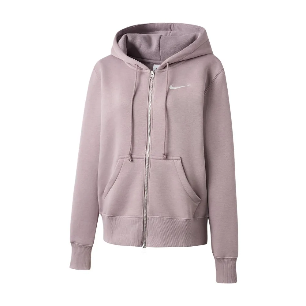 Nike Толстовка женская с капюшоном, фиолетовая