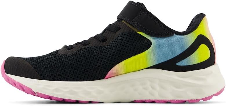 Кроссовки для бега New Balance Girls' Fresh Foam Arishi V4, черный/синий/розовый — фото 2