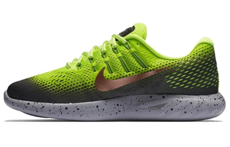 

Nike Кроссовки для бега Lunarglide 8, прочные, дышащие, низкие, мужские, зеленые, черные