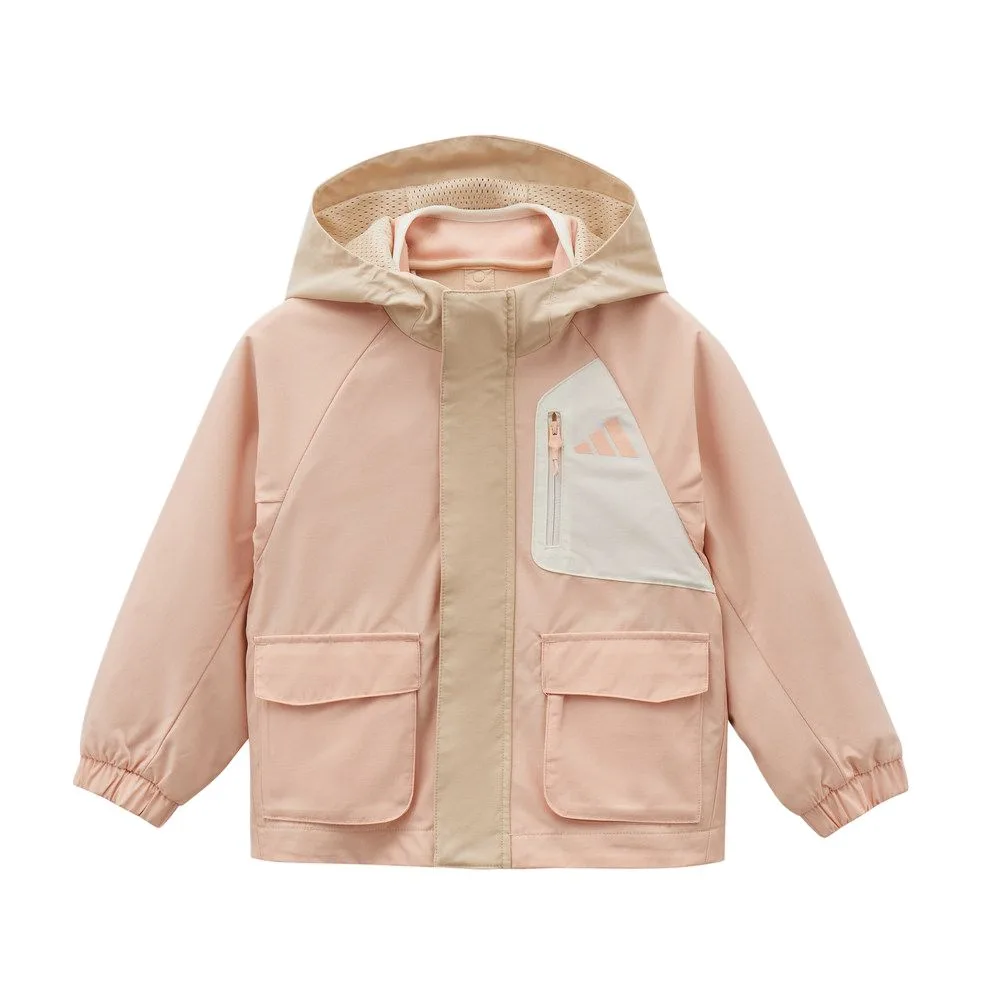 Куртка LK 2N1 JKT 2 Piece Set Kids' Adidas, хаки — фото 3