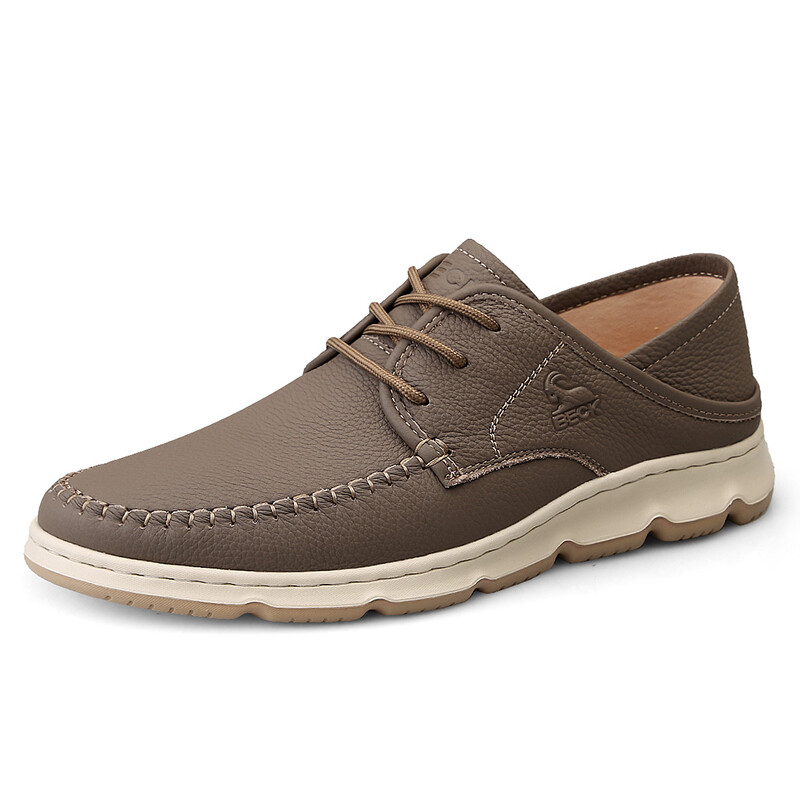 Туфли мужские Men"s Casual Men Low-Top Beck, хаки — фото 2