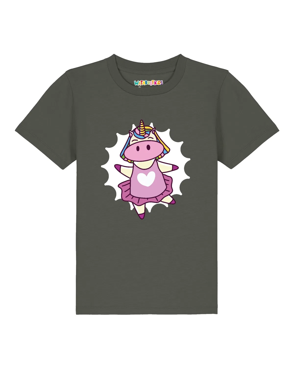 Футболка 'Ballett Unicorn' Watabout.Kids, Khaki