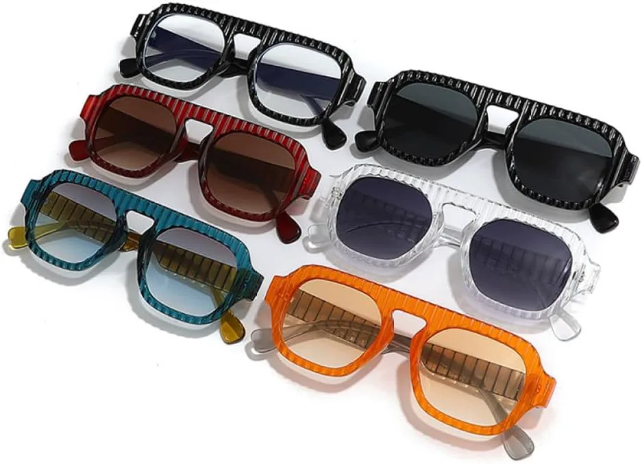 

Уникальные женские солнцезащитные очки с градиентным покрытием UV400, модные двухцветные мужские солнцезащитные очки сине-оранжевого цвета TYUVIVO, Orange Gray Orange