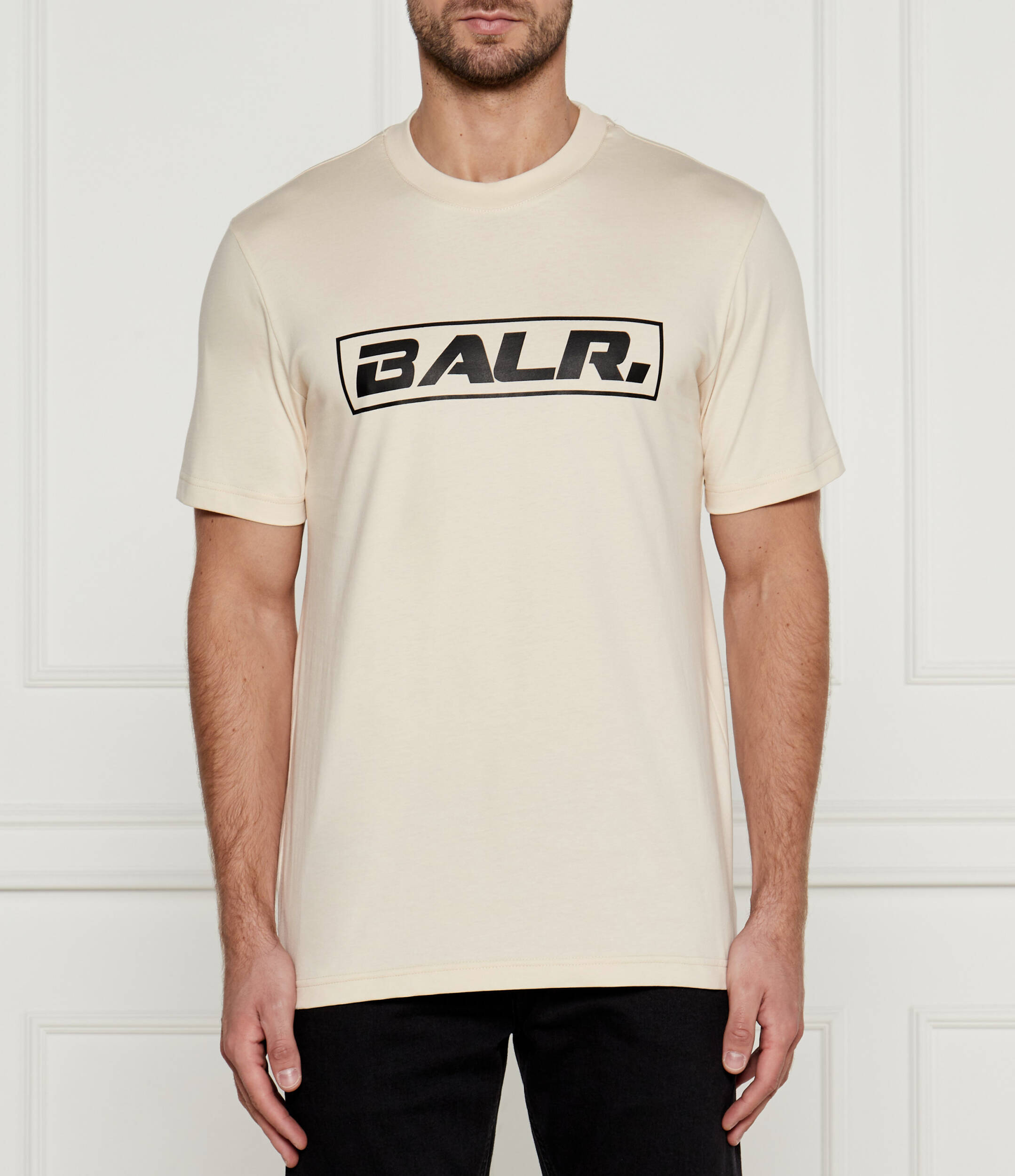 

Футболка BALR. The Club Regular Fit, бежевый