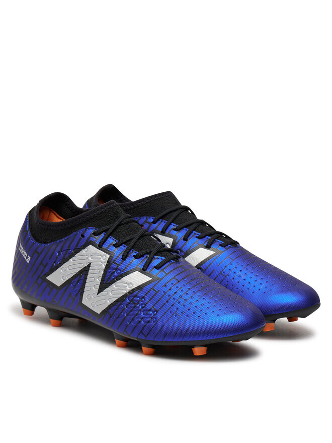 Футбольные бутсы New Balance Tekela Magique FG V4+ ST3FZ45, темно-синий — фото 2