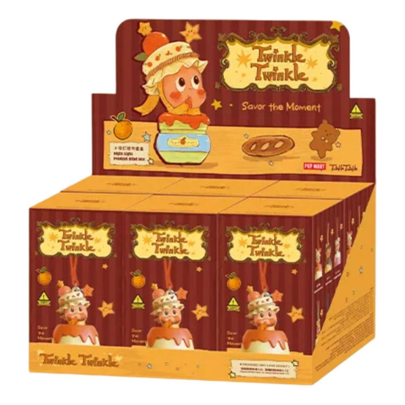 

Ночник Pop Mart Twinkle Twinkle Savor the Moment Series, запечатанный футляр (6 коробочек-сюрпризов)