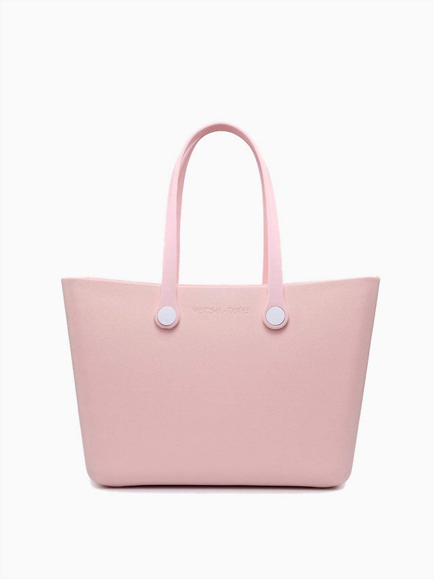 

Женская сумка-тоут Carrie Versa с ручками в светло-розовом цвете Jen & Co.