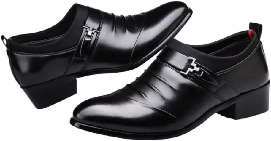 Лоферы из кожзама Formal Shoes, Black UOPYNE — фото 3