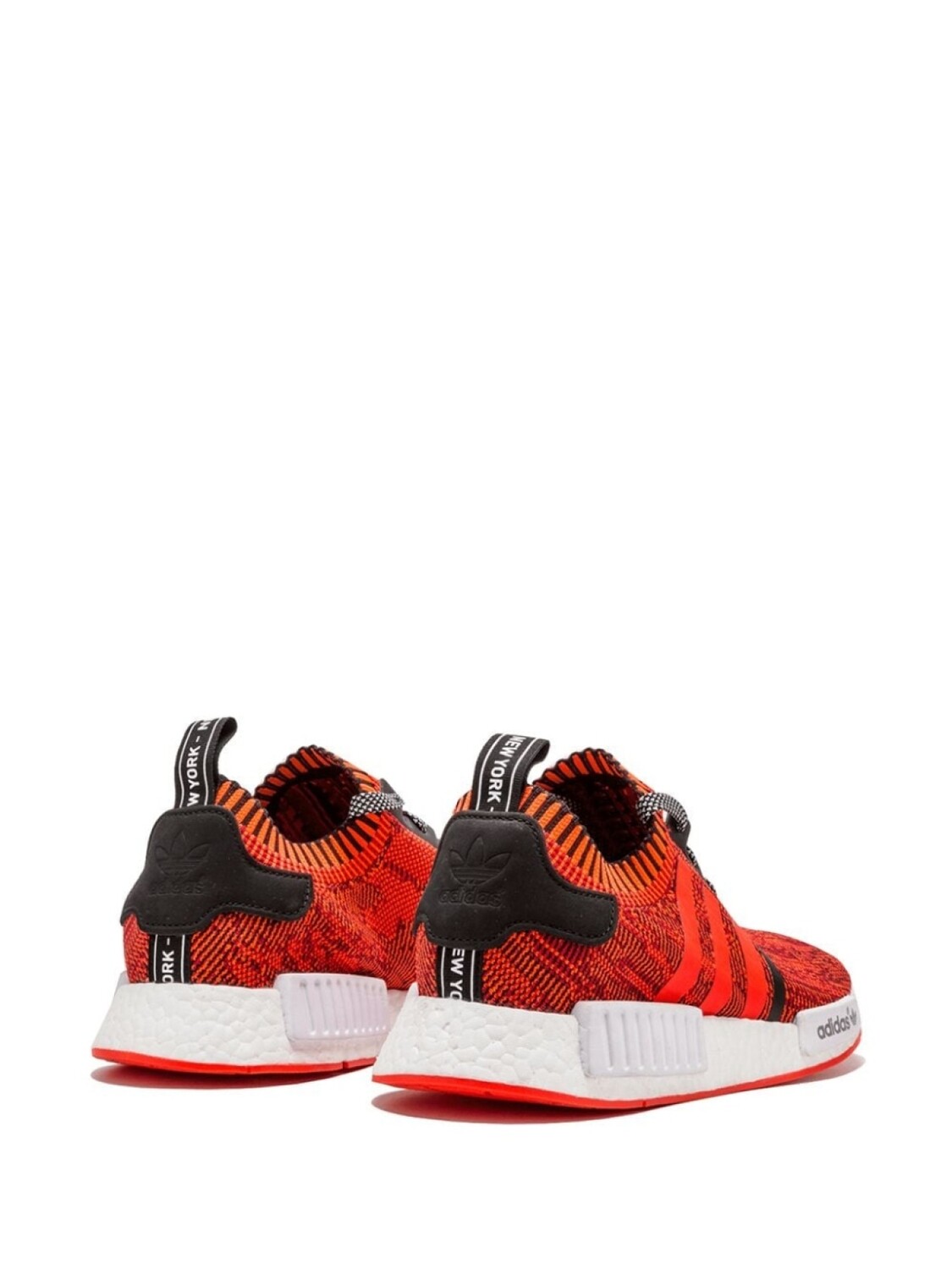 Кроссовки NMD_R1 PK NYC Adidas, красный — фото 2