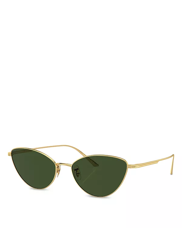 

Солнцезащитные очки Khaite x Oliver Peoples Butterfly, 56 мм Khaite, золотой