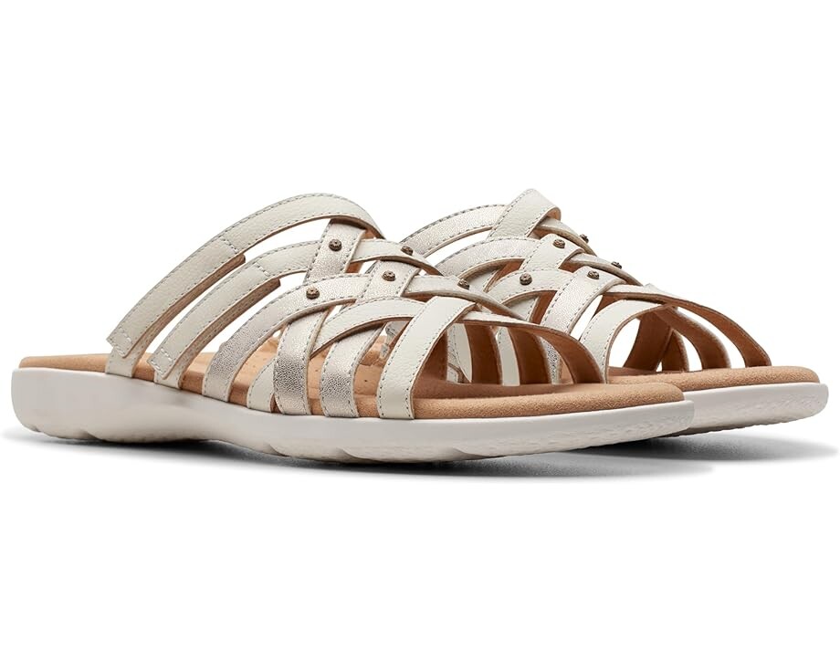 

Сандалии Clarks Elizabelle Rio, цвет Off-White Multi Leather
