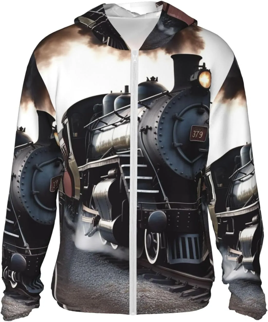 

Мужская толстовка с капюшоном UPF 50+ на молнии FHEBNDS