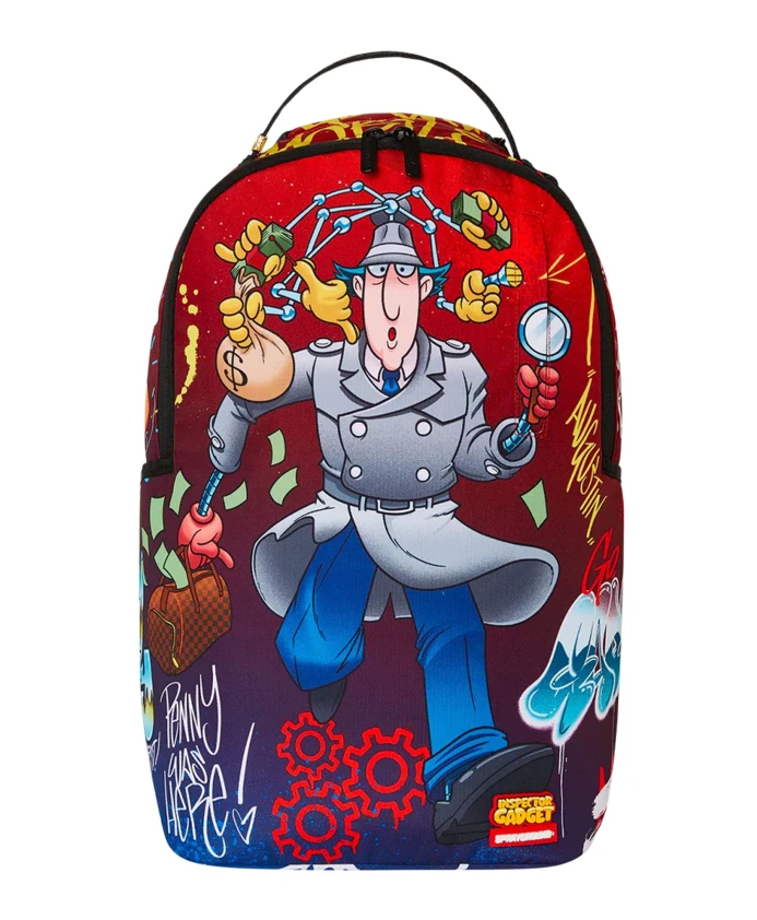 

Серый рюкзак Инспектора Гаджета Sprayground, мультиколор
