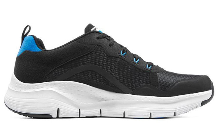 

Skechers Arch Fit Lifestyle Shoes Men Low-top Black/blue/lemon