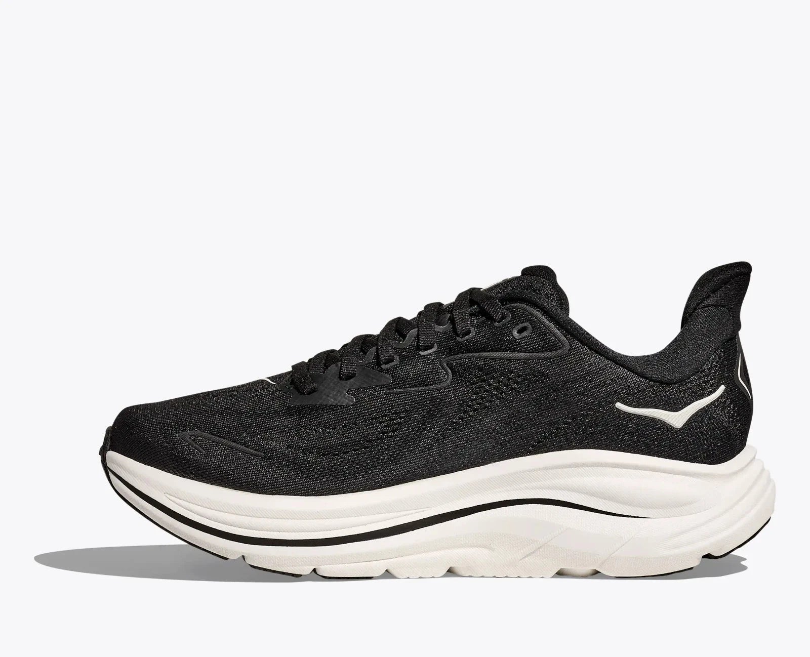 Кроссовки Hoka One One Rincon 4 1155130-BBLC, мужские, черные, со шнуровкой, для бега по шоссе Hoka, черный — фото 3